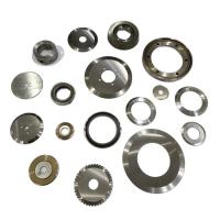 90*60*0,8 mm Lames de tranche rondes en acier inoxydable pour l'industrie du lithium