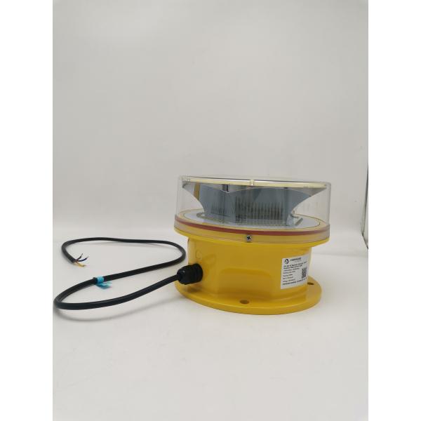 60FPM GPS Sync LED Aviation Obstruction Light with UV Polycarbonate for Medium Intensity Aircraft Warning