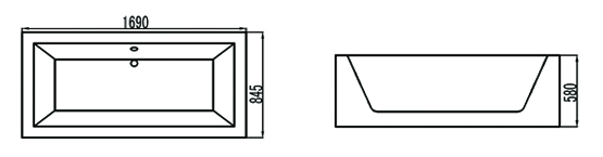 cUPC one piece antique style bathtub,small size bathtub,bathtub freestanding