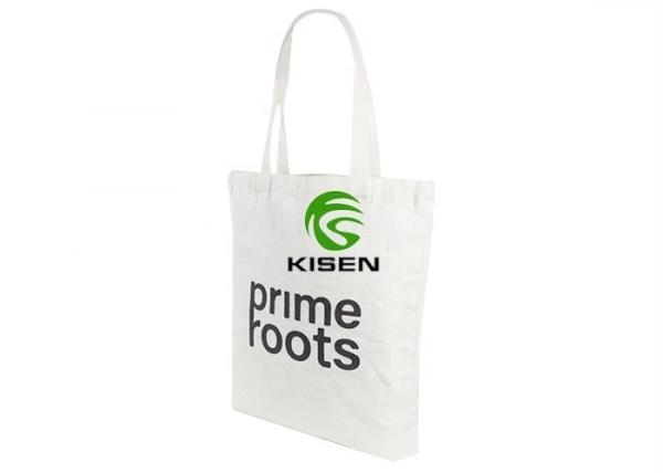 Recycled Cotton Canvas Tote Bag , Custom Printed Natural Cotton Tote Bags
