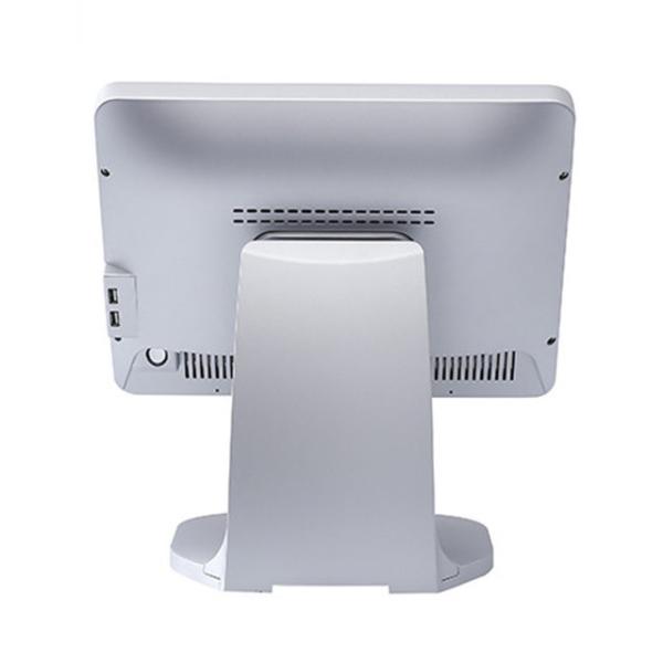 15 Inch True Flat Restaurant Pos System Silver Color With Aluminium Alloy Housing