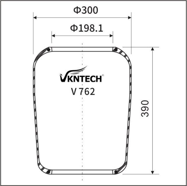 4.731.013.000 Bus Air Springs 1R2D 390 360 Goodyear 9010 Semi-trailer Airbags VKNTECH V762