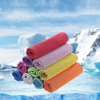 KILINE Custom Ice Towel Soft Breathable Chilly  Microfiber Towel For Yoga Sport Running Gym Workout Camping