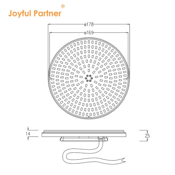 Joyful Lamp LED Pool Light Replacment Bulb AC12V 24V RGB Color Changing Underwater Lamp From Factory