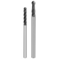 Coupeuse à billes de carbure solide enduite de diamants pour le fraisage lisse de graphite