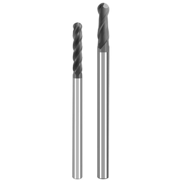 Diamond Coated Solid Carbide Ball End Milling Cutter for Smooth Graphite Milling Operation