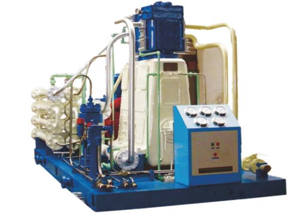 Water Cooled Oiless Lurbrication Safe Cng Compressor For 1-3000Nm3 / H Capacity