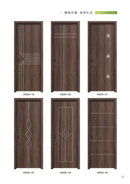 Large Sized WPC Hollow Door With Customizable Veneer 2500mm Max X 1100mm X 45mm