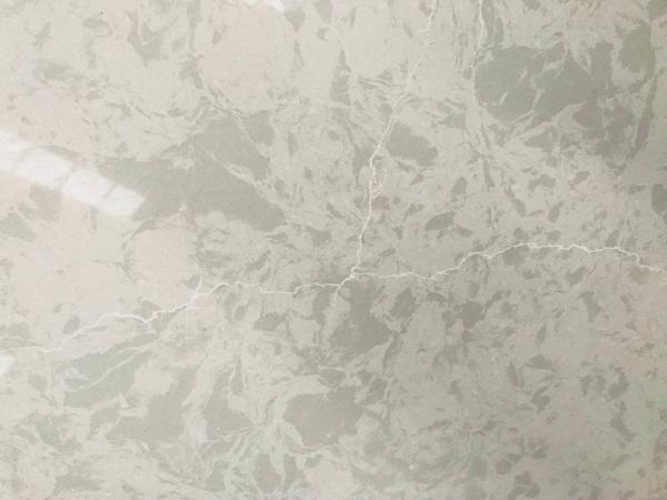 P7103 Super White Calacatta Quartzite , Manmade Caesarstone Calacatta Nuvo Kitchen