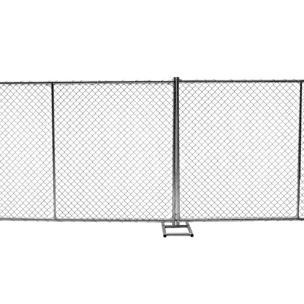 6'x10' chain link temporary fence 1⅝(42mm) HDG pipes x 16ga wall thick spacing 63mm x 63mm x 2.4mm diameter