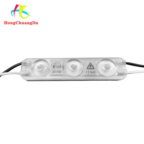 AC110V LED Injection Module 2W 2835 3 Light Lens led module For Channel Letter