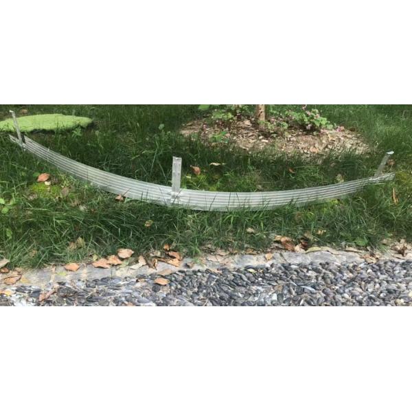 Высококачественный сад Алюминиевый ландшафтный ограждение - Простая установка Профессиональный ландшафтный ограждение границы