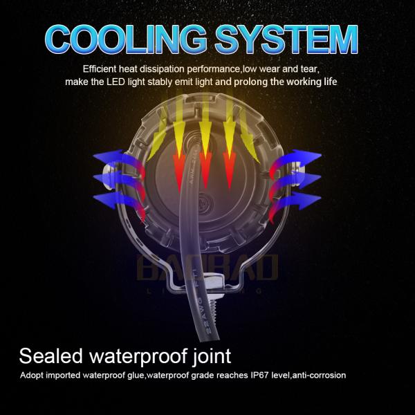 Single Beam White Yellow Red Flash Aluminum Motorcycle External LED Spotlight