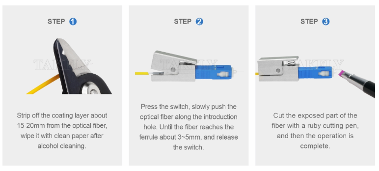 SC Square Type Bare Fiber Adapter – Epoxy‑Free, Reusable, Low Insertion Loss, for Optical Fiber Testing & Measurement Applications