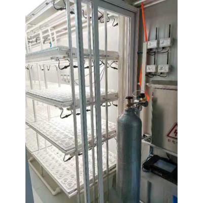 Shipping Container Farming Hydroponic Farms With Corten Resistant Steel Frame