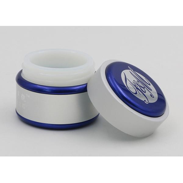 зеленые замороженные опарникы косметики 5г, повторно использованное стекло раздражают для сливк красоты косметик