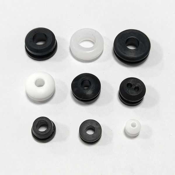 Welcome OEM/ODM High Temperature Resistant Silicone Drill Ring Wire Gasket Hole Sealing Cable Rubber Products
