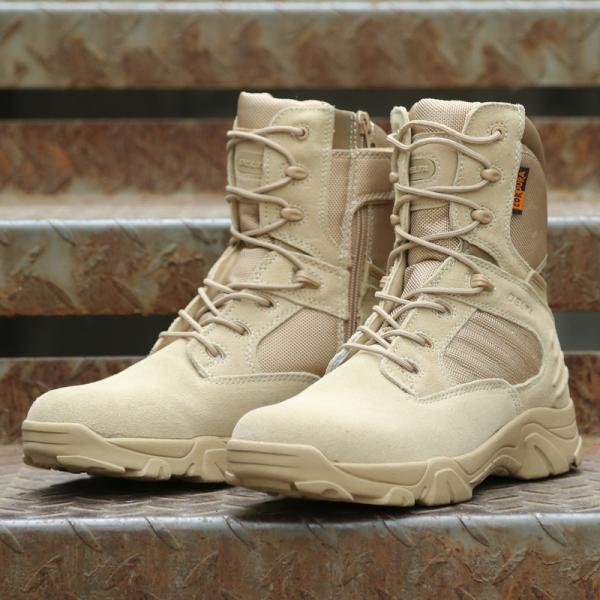 Delta High Top Outdoor Mountaineering Combat Boots Wear-Resistant Rubber Outsole