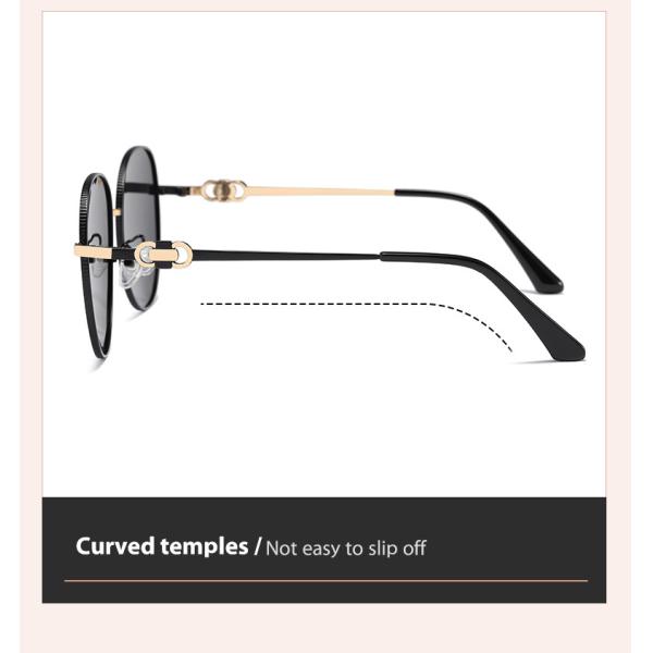 La ronda al aire libre de la protección solar polarizó el marco metálico ultravioleta de 400 gafas de sol