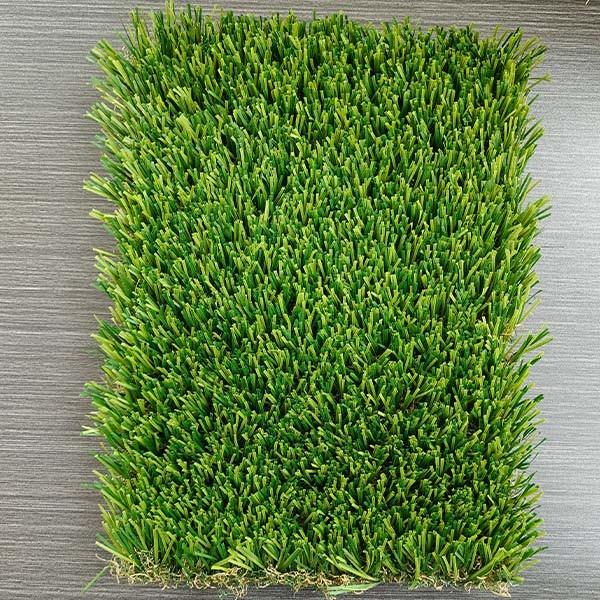 Grama artificial verde retangular para paisagismo da varanda do jardim