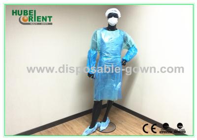 Jogos descartáveis azuis/brancos dos vestidos cirúrgicos de SMS/Polypropylene para o uso do hospital