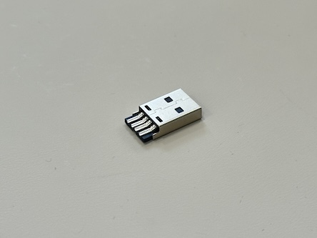 High-Durability USB 2.0 AM Integrated Connector | Wire Solder Type | Gold-Plated Contacts & Nickel-Plated Shell | Electrical Signal Power Transmission Connector