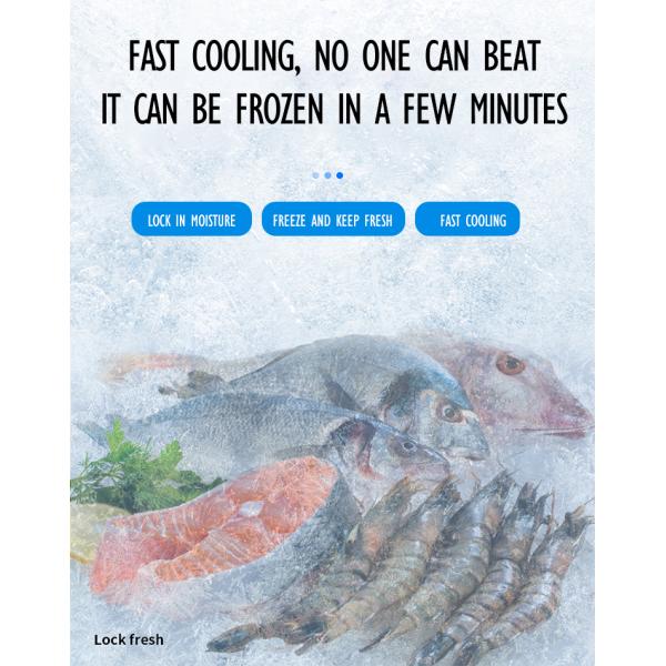 Small 5 Layers Shock Blast Freezer In Kitchen 60L can storage food meat and seafood