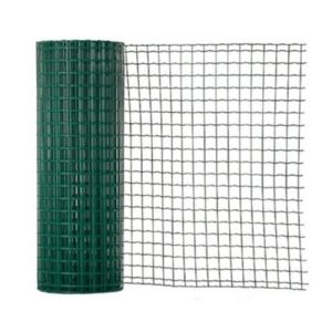 1.83m X 25m Green PVC Coated Euro Wire Mesh Fence with 50x50mm Mesh Size and Corrosion Resistance