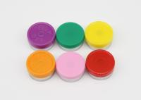 secousse en plastique en aluminium médicinale colorée de combinaison de 13mm outre des chapeaux de fiole