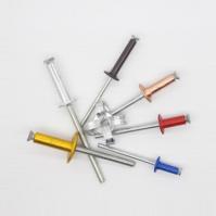 Cinturão de parafuso de tamanho masculino Alumínio aço Blind Pop Rivet com acabamento simples TM 8-32 * 6