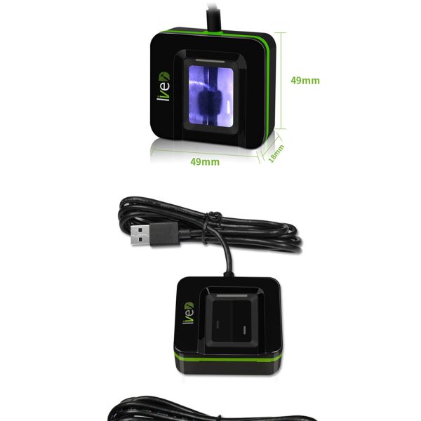 Live 20R Highspeed Desktop USB Biometric Fingerprint Scanner