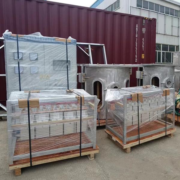 1400KW Induction Melting Furnace for Iron Steel Copper 2000kg Capacity