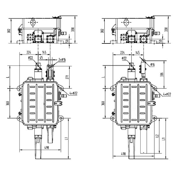 ZDJ9 Electric Switch Machine for Railway 380V 2.5-4.5 kN Force