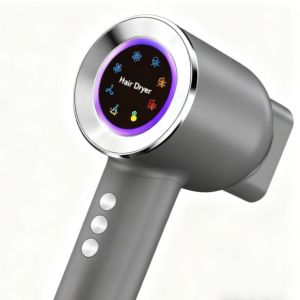 Gray Plasma Ionic High Speed Hair Dryer Heat Resistant For Professional Styling