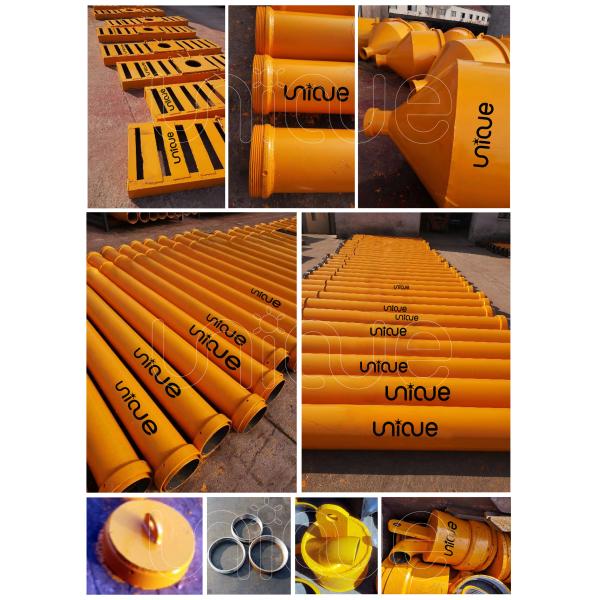 Продетая нитку женская совместная труба Tremie для бетона