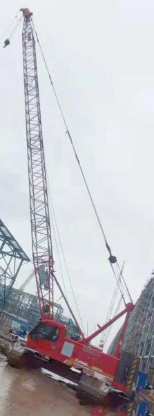 75 modelo de Ton Used Crawler Crane XCMG XGC75 199 quilowatts de poder avaliado