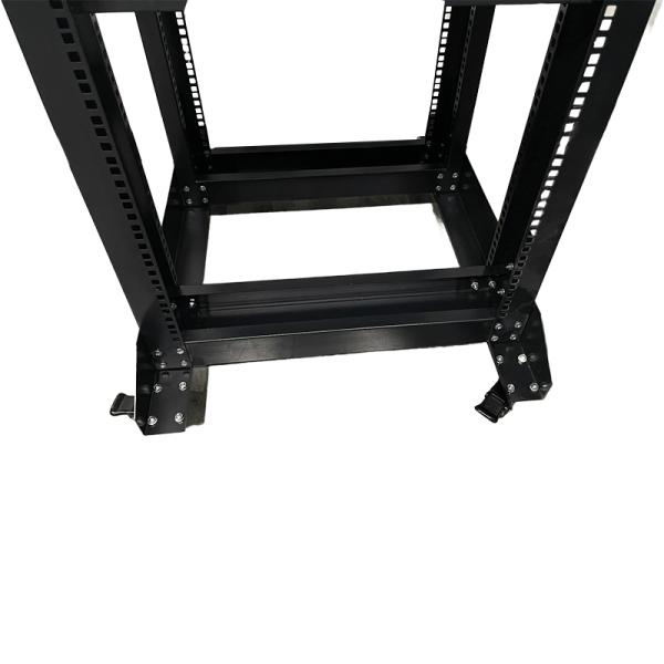 6U Heavy Duty 4 Post Open Frame Server Rack for CCTV and Outdoor Network Organization