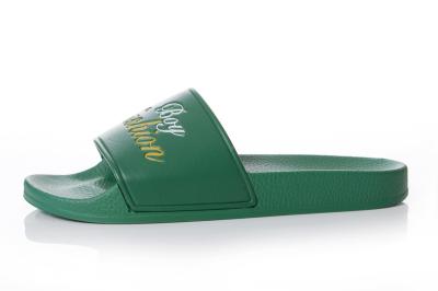 Wear Resistant Men PU Slippers , Summer Indoor Slippers Non Slip Sole