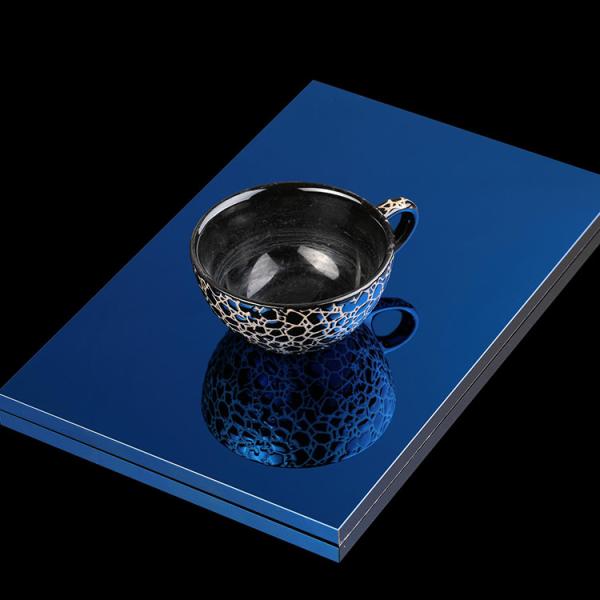 0.4 * 1000 * 2000mm Stainless Steel Golden Sheet Mirror Finish 201 304 Color Slit Edge
