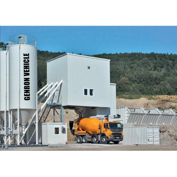 конструкции 14m3 тележки трейлера смеситель Semi установленный трейлером конкретный