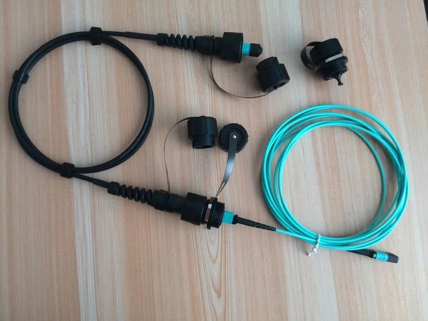 Предохранение от ODVA MPO водоустойчивое прекращая кабель оптического волокна IP68