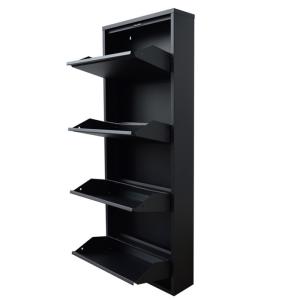 Keda 0.6mm Plate H1500mm Lockable Shoe Cabinet