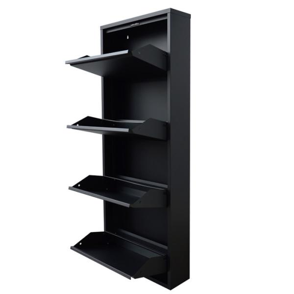 Keda 0.6mm Plate H1500mm Lockable Shoe Cabinet