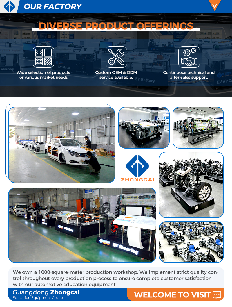 Automotive Training Equipment Electrical Lighting System Trainer Board for School Teaching Use