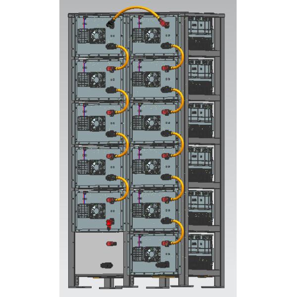Система накопления энергии батареи лития 51.2V280Ah накопления энергии 16S1P 14.336KWh