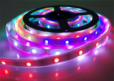 Addressable SMD 5050 Magic RGB LED Strip White 10mm PCB WS2813 5V DC