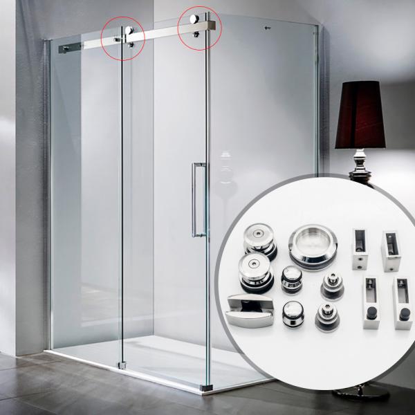 80-120kg Load Bearing Frameless Sliding Glass Door Hardware for Bathroom Accessories