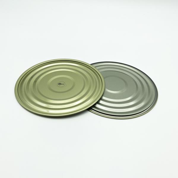 603 gold color Metal Can Lids, BPANI internal food safety lacquer, for canned milk powder and dairy food packing,