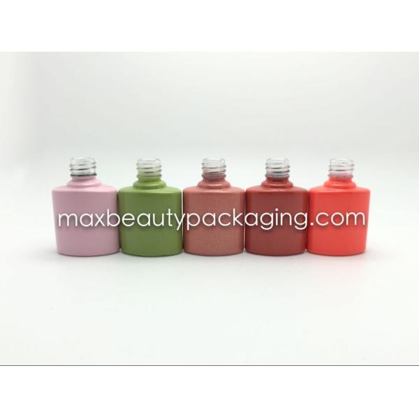 powder coating gel polish bottle thick and strong coating high quality nail polish packaging environment friendly