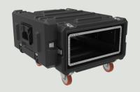 5U Shock Absorber Roto Rack Case Box LLDPE Skb Rack Mount Cases